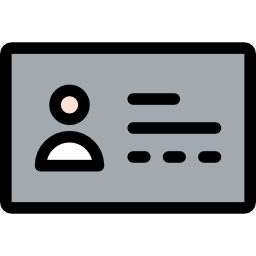 Business card icon