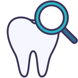 Dental checkup icon