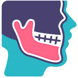 mandíbula icono