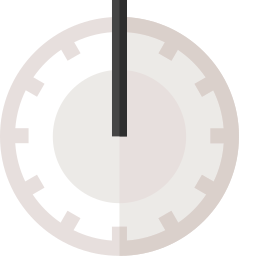 Sun clock icon