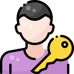 Key lock icon