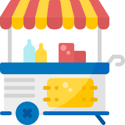 Food cart icon