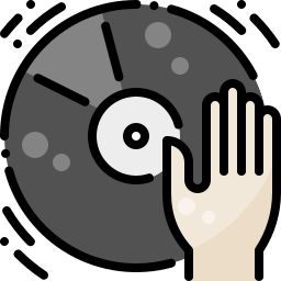 disc jockey icono