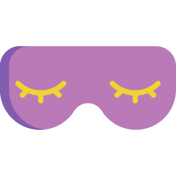 Sleeping mask icon