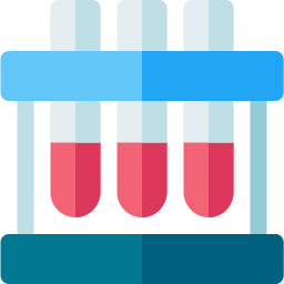 Blood sample icon