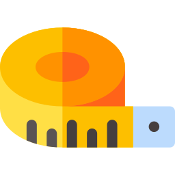 Measuring tape icon