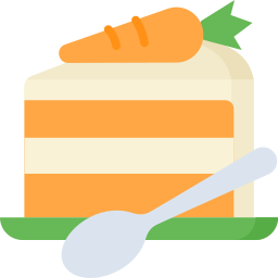 Carrot cake icon