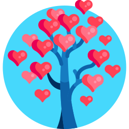 liefde boom icoon