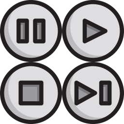 pulsante di riproduzione icona