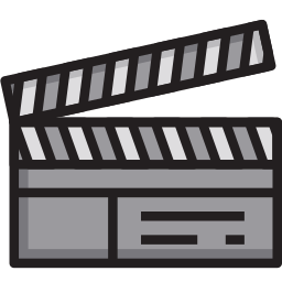 Film slate icon