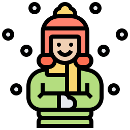 Winter clothes icon