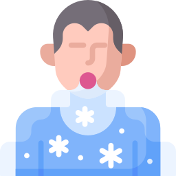 Cold breath icon