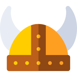 casque viking Icône