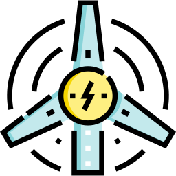 Wind power icon