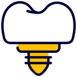 Dental implant icon