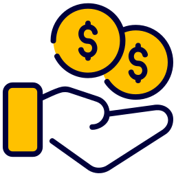 Receive money icon