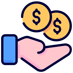 Receive money icon