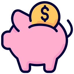 Piggy bank icon
