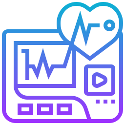 moniteur de fréquence cardiaque Icône