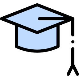 Graduation hat icon