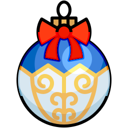 kerst versiering icoon