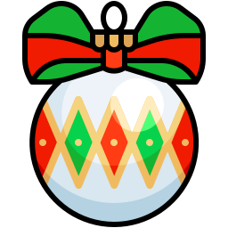 Christmas ornament icon