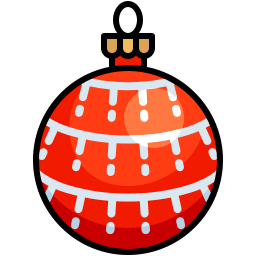 Christmas ornament icon