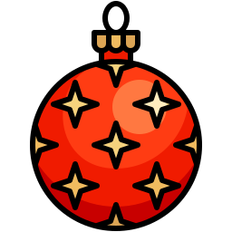 Christmas ornament icon