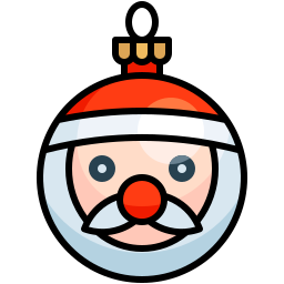 Christmas ornament icon