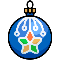 Christmas ornament icon