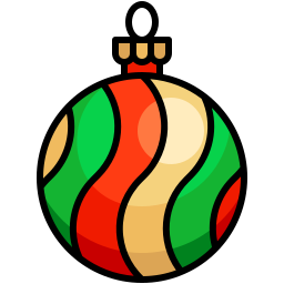 Christmas ornament icon