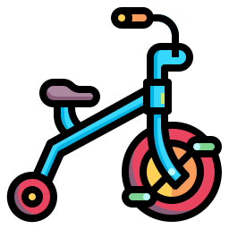 bicicleta de bebê Ícone
