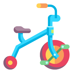 bicicleta bebe icono