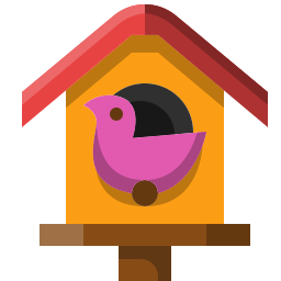 casa degli uccelli icona