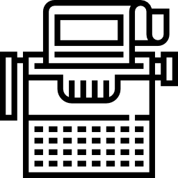 Typewriter icon