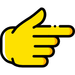 Pointing right icon