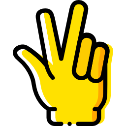 Hand gesture icon