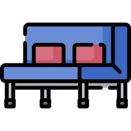 sofa cama icono