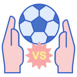 partido de fútbol icono