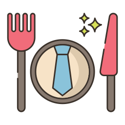 obiad biznesowy ikona