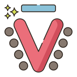 V shape icon