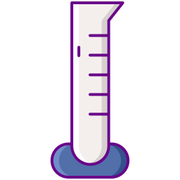 Graduated cylinder icon