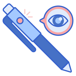Spy pen icon