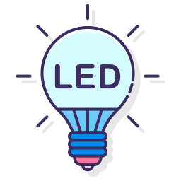 Led bulb icon