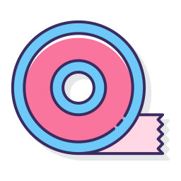 Adhesive tape icon