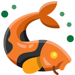 Carp fish icon