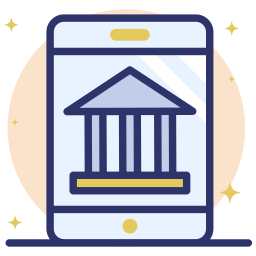 Mobile banking icon