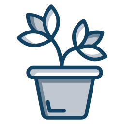 Pot plant icon