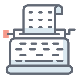 Typewriter icon