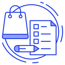 Shopping list icon